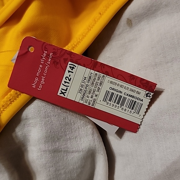 NWT SUNFLOWER YELLOW CHEEKY SWIM BATHING SUIT SPORTS BOTTOM - Picture 7 of 7